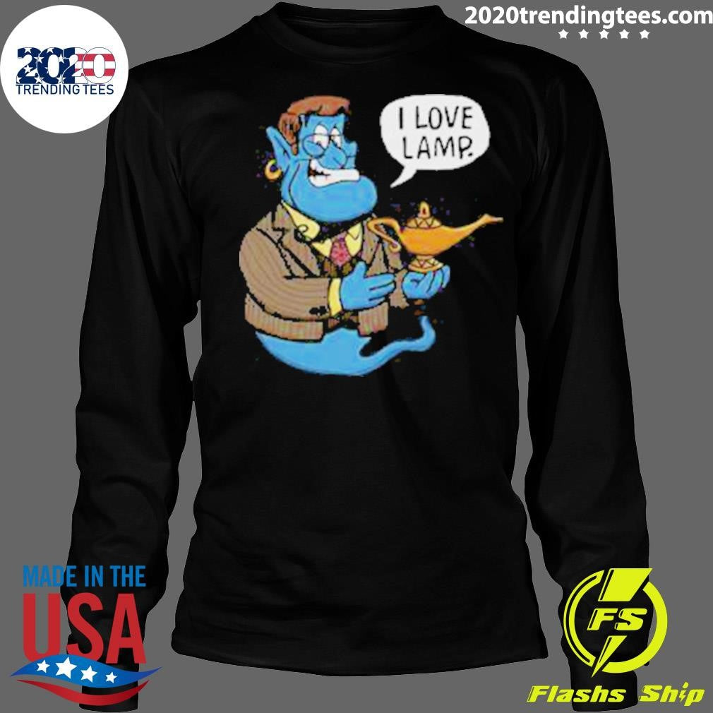 Brick Tamland I Love Lamp Genie Anchor Tee Shirt