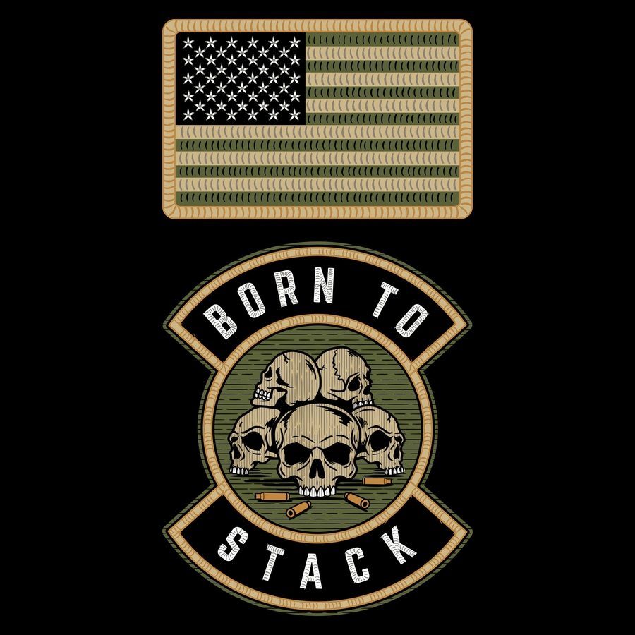 Born To Stack T-Shirt - Black