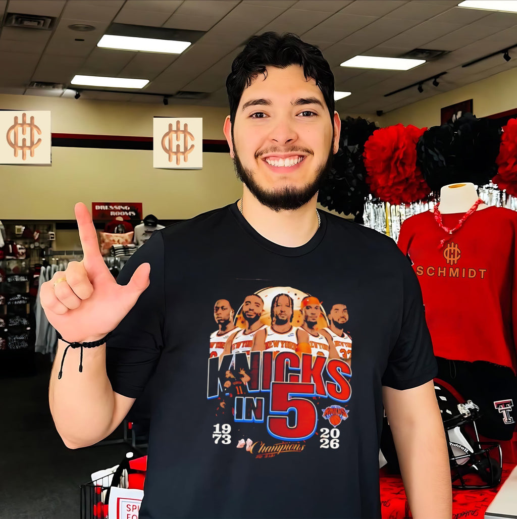 New York Knicks in 5 champions 1973 2026 shirt