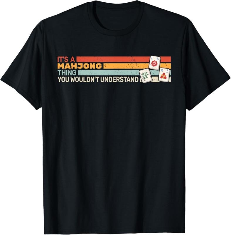 mah-jongg mother retro mahjong vintage women T-Shirt Hoodie Sweatshirt | PrintMintTees.com