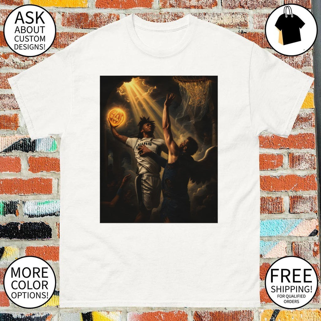 Stephon Castle dunk Isaiah Hartenstein Renaissance San Antonio Spurs Basketball 2026 shirt