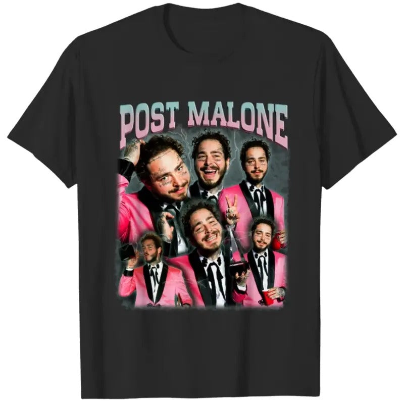 post malone shirt post malone tshirt,Post Malone Vintage Graphic Tee, Post Malone Retro Rapper,Top Menswear Underwear...