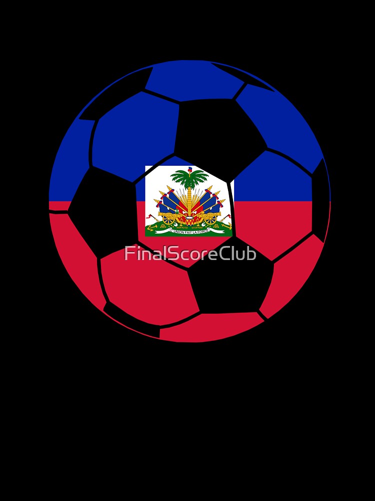Haiti Flag Soccer Ball by FinalScoreClub