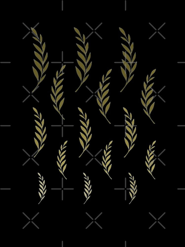Pine Leaves Pattern, PineLeaf Set, Leaf Motif, Vibrant Gradient Leaves by Art Shimmers