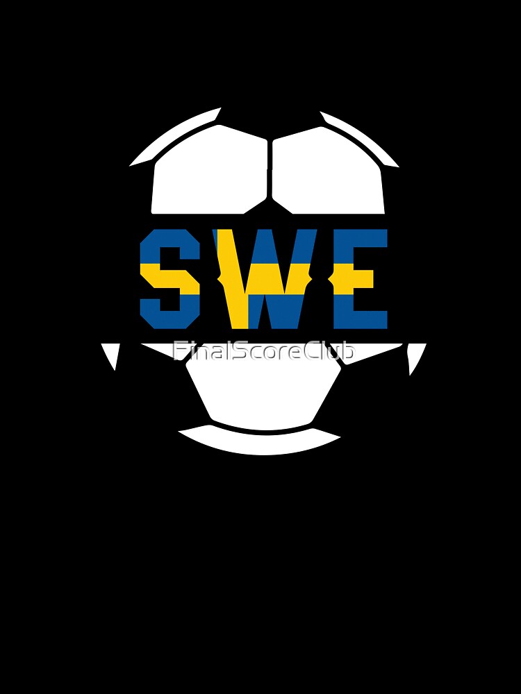 Sweden Soccer SWE Design by FinalScoreClub