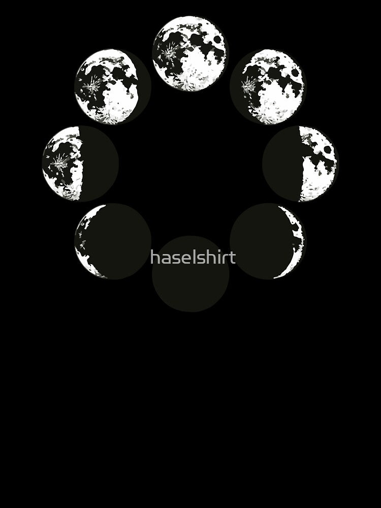 Moon Phases Celestial Moon Luna Gazing Gift by haselshirt