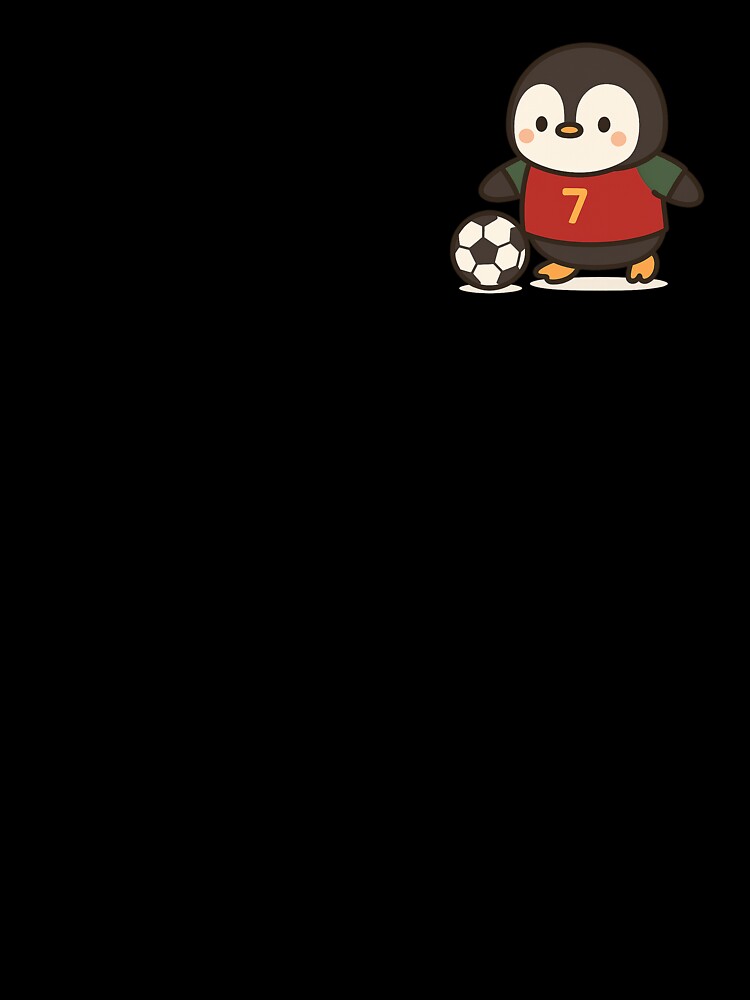 Cute Penguin Football Kawaii by slydog101