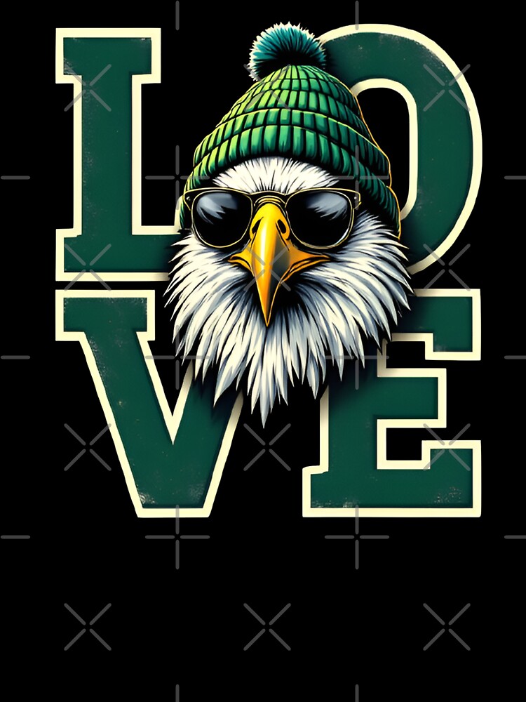 Eagle Inspirational - Cool Eagle Vintage Soccer by KamalaDesign