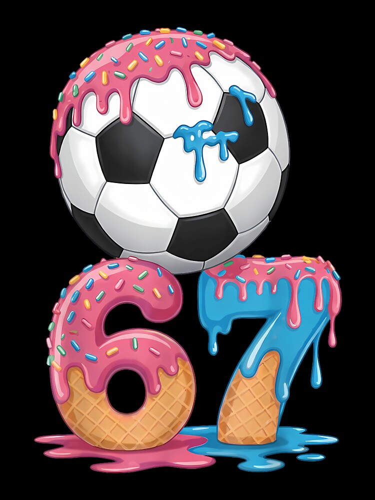 Soccer Drip Number 67 Boys Soccer Player 67 by zigatascob