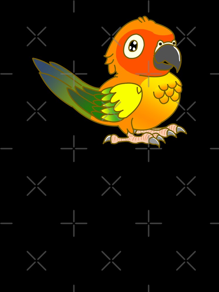Fun & Chubby Sun Conure by DynieKid