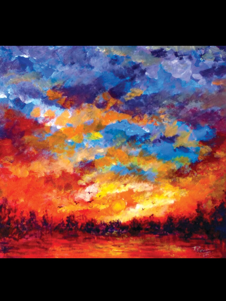 Sunset River Design by GayanthiPerera