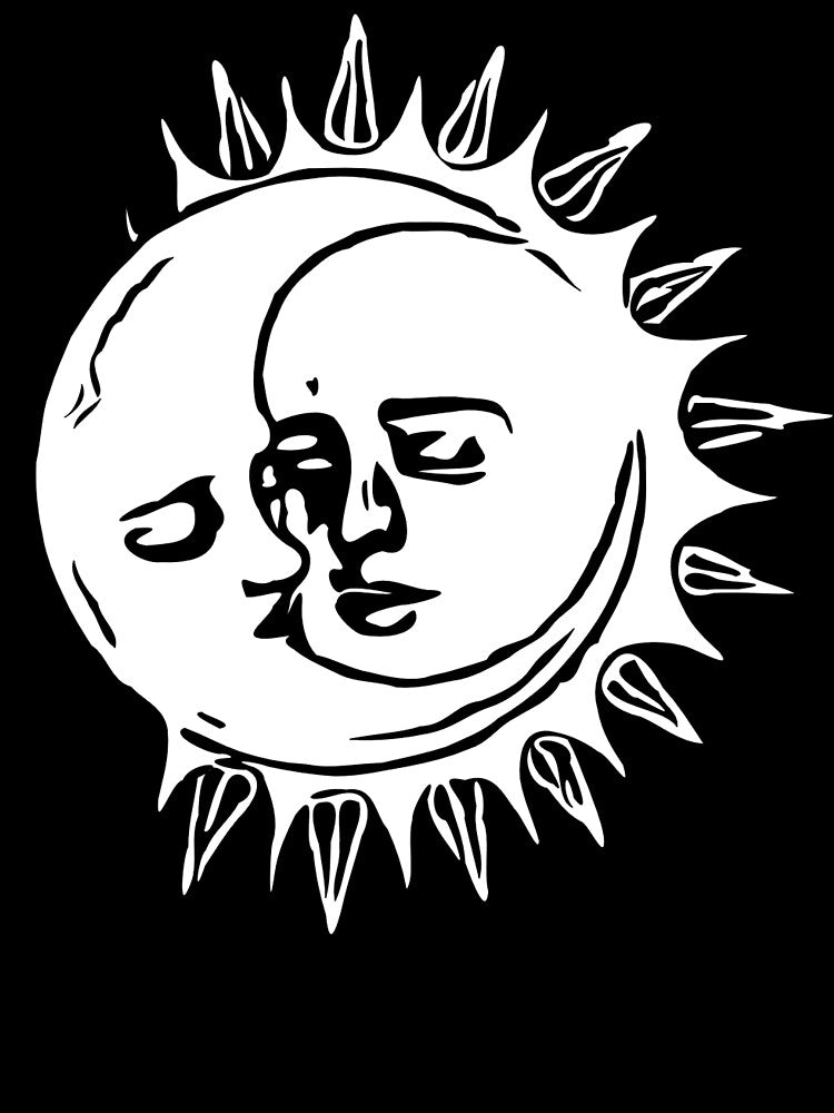 The sun and moon by OneUpArtDesigns
