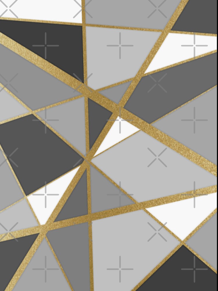 Abstract grey design with Gold beige stripes.  decorating, design by jayne0524