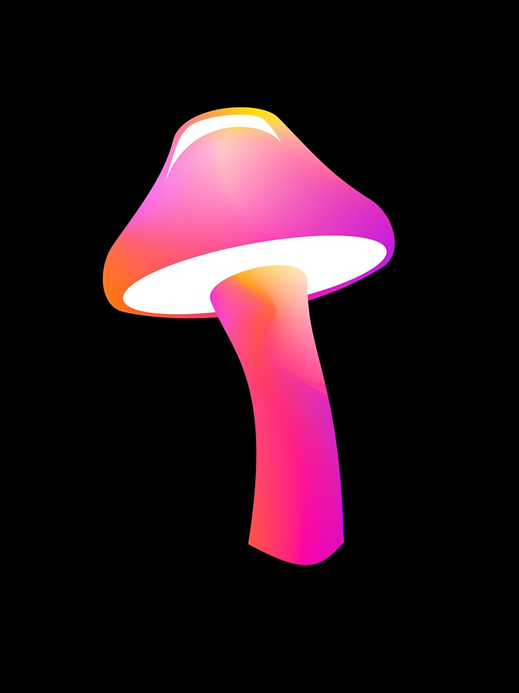 Pink and Orange Mushroom by Risa-C