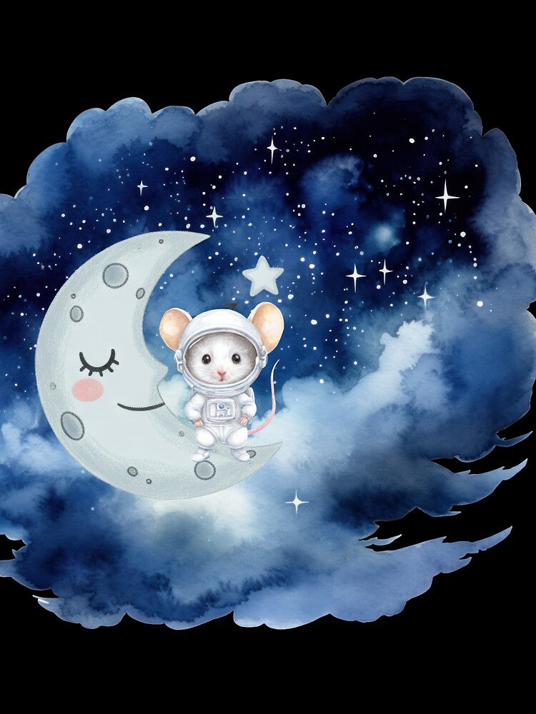 Star and moon by AyBeçkem