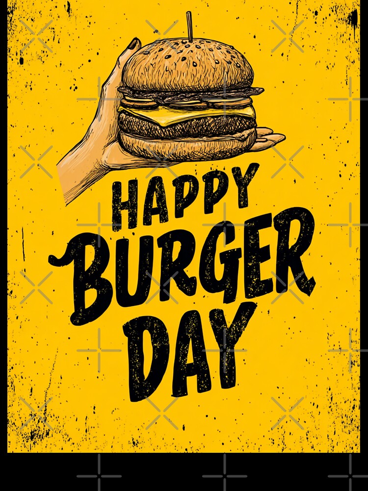 Happy Burger Day by StudioRedKoala