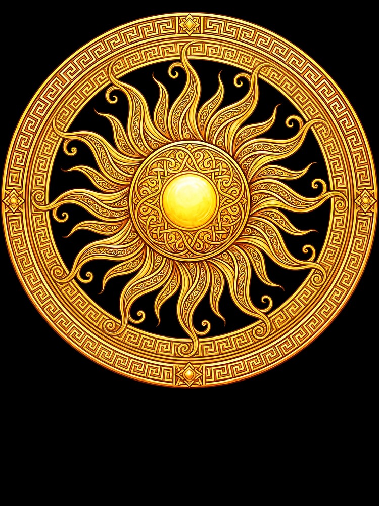 Helios Sun Symbol by GatrilStudio