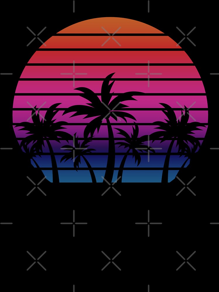 Palm Tree Silhouetted Sunset by Felicity-K