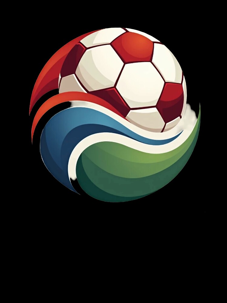 Dynamic Host Nations Soccer Ball Graphic Art by PMTaurus