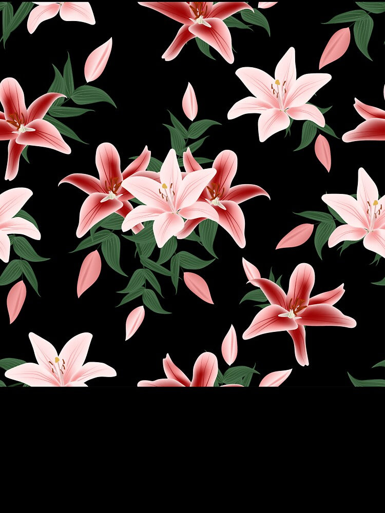 Tropical flowers in different shades of pink by velisani