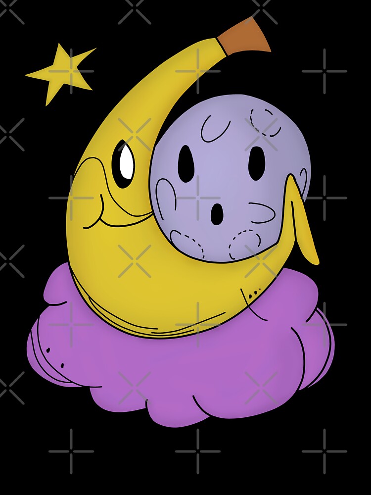 Banana hanging with Moon by palaco210