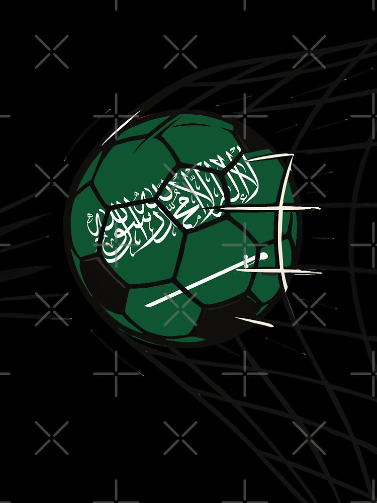 Saudi Flag Soccer by Mo5tar
