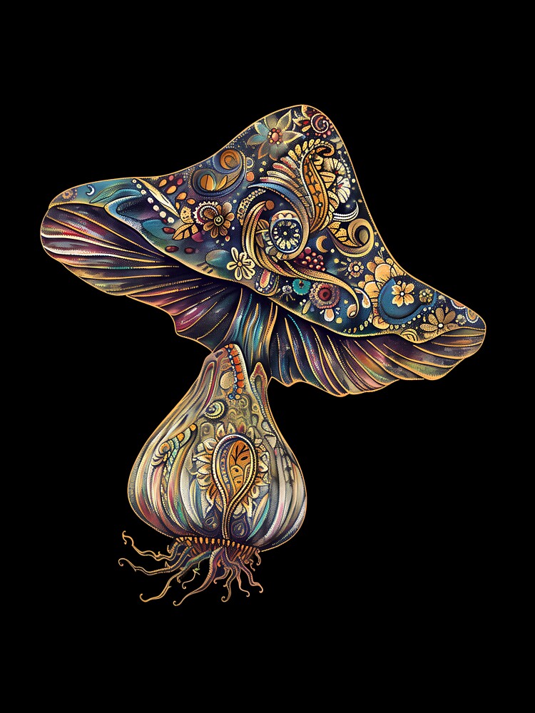 Stylized Magic Mushroom 4 by HarmonyTheKoala