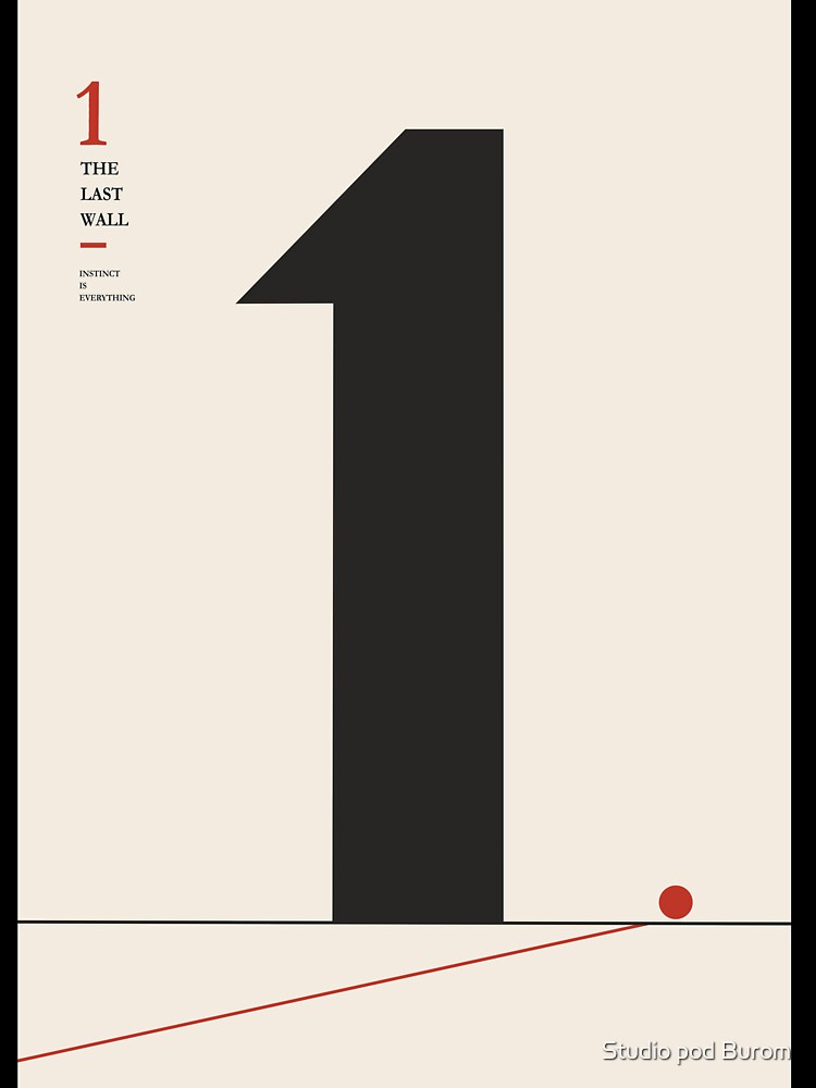 Minimalist Goalkeeper Number 1 Print, Football Art, Soccer Poster, Sports Decor, Modern Goalkeeper Illustration by Studio pod Burom