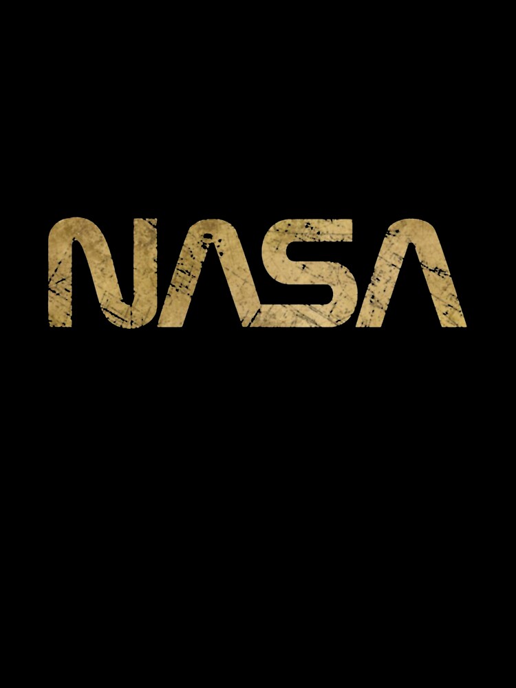 NASA Vintage Emblem 1975-1992 - Gold Edition T-Shirt_1641879 by weekendfriends