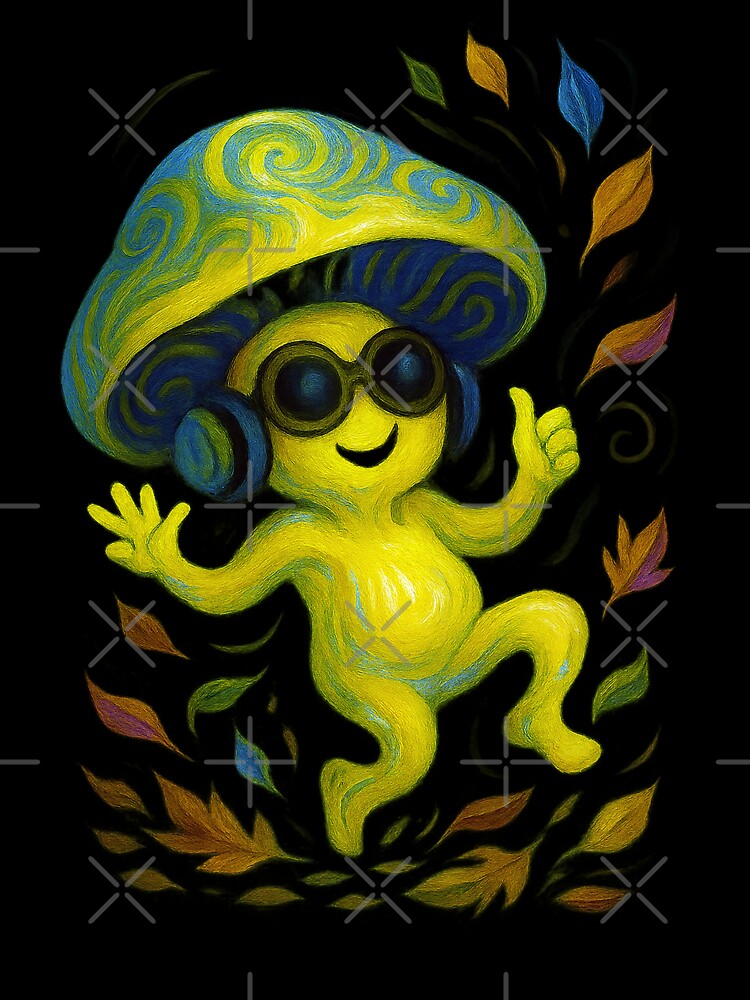 Cool Mushroom Autumn Vibes DJ by Pekilot