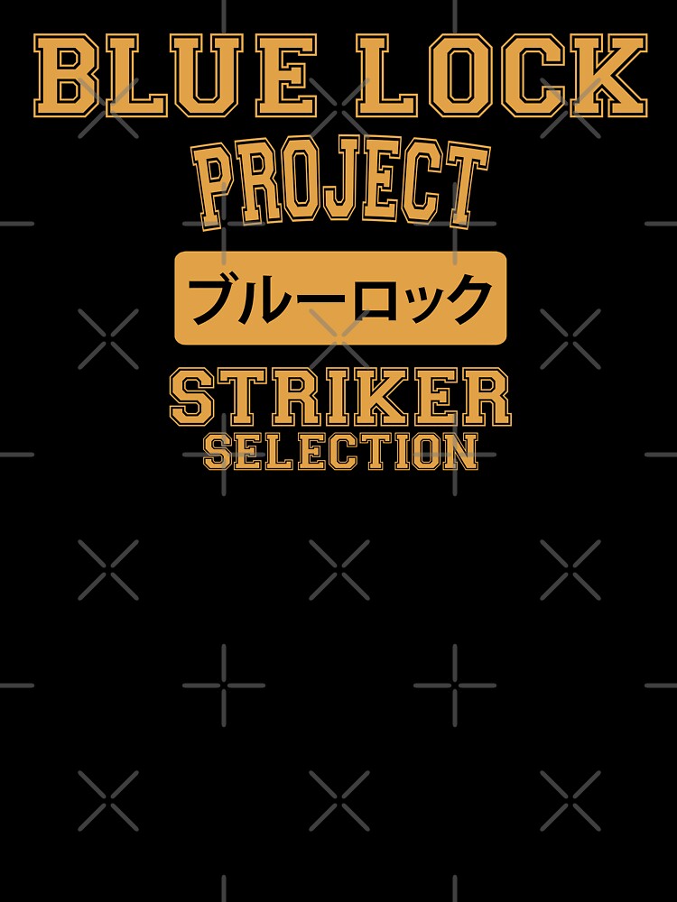 Blue Lock Project Striker Selection Inspired Style Typography by NzrProcreate