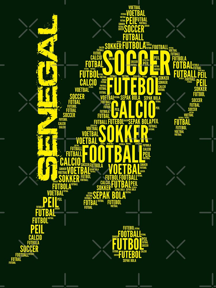 Senegal Soccer Typography by goodspy