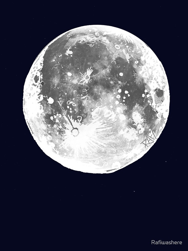 The Moon by Rafiwashere