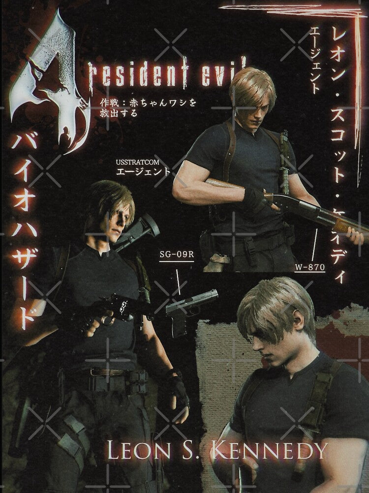 Leon Kennedy Character Poster by madisonscottage