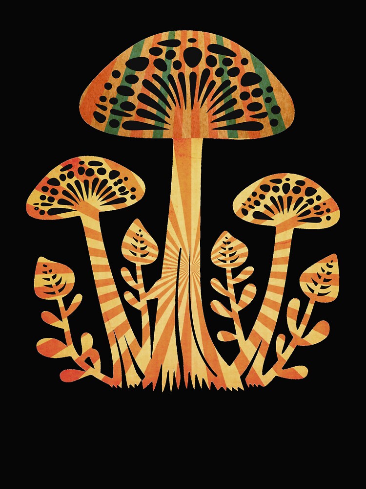 Mushroom Retro by LucyArtDesign