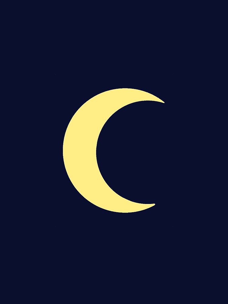 Crescent Moon No Outline by peachesandfizz