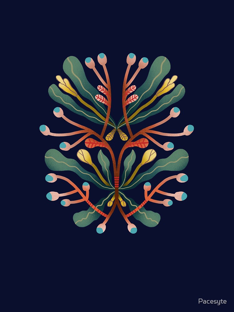 Botanical symmetry  composition by Pacesyte