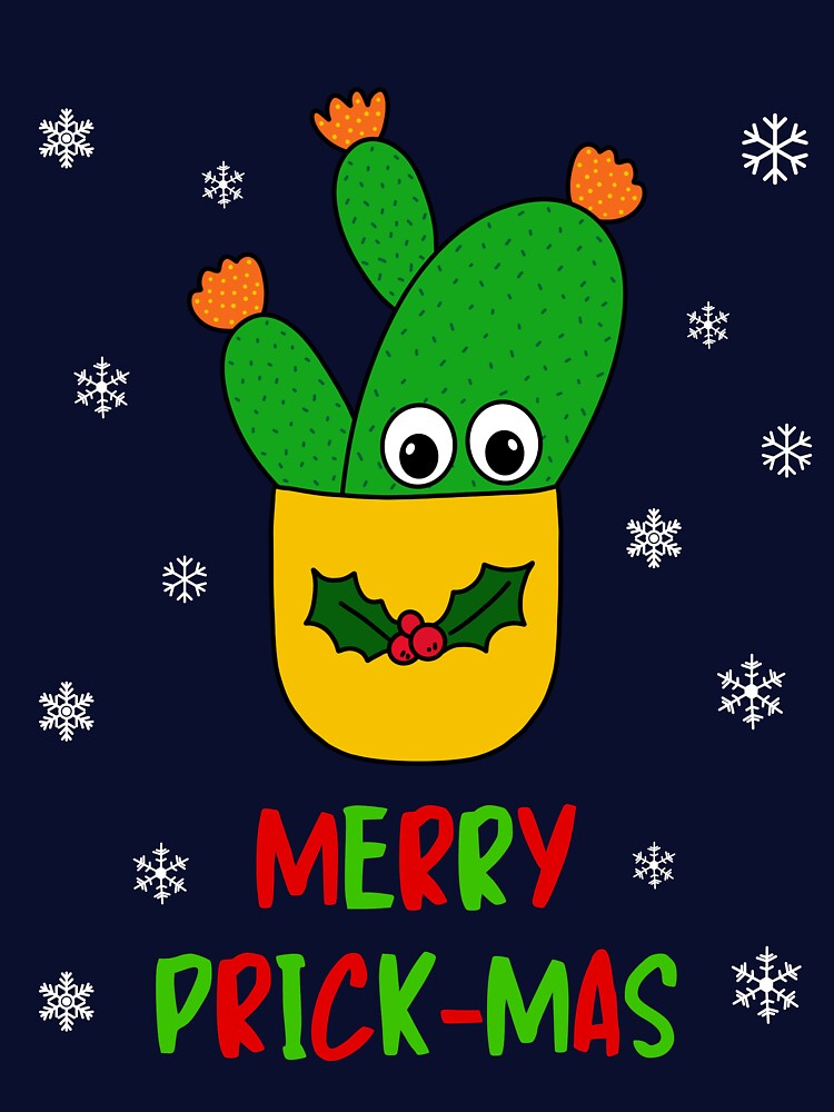 Merry Prick Mas - Opuntia Microdasys Cactus In Christmas Holly Pot by DreamCactus