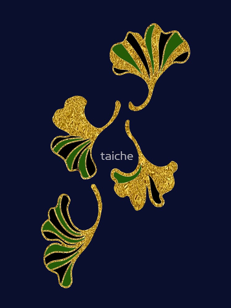 Ginkgo Leaves Elegant Foliage Vector Art by taiche