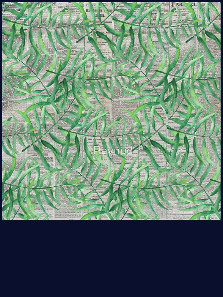 Fern Leaves - botanical print - vintage foliage hipster by Pavnud