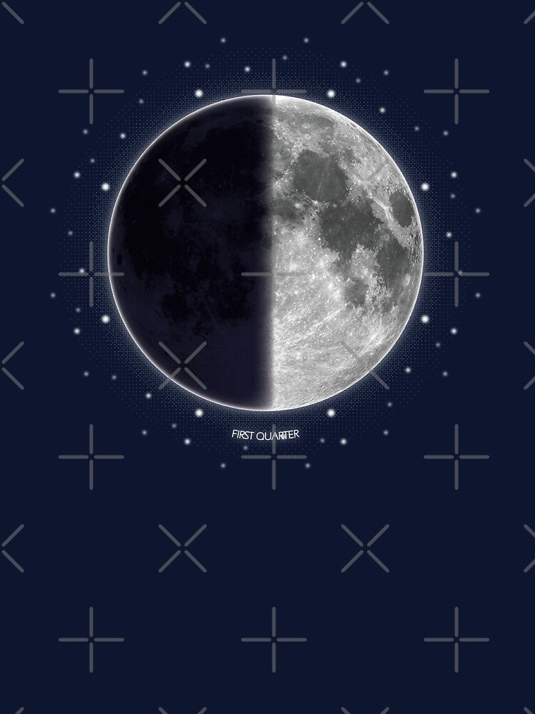 Moon Phases - WAXING CRESCENT MOON by sa9-art