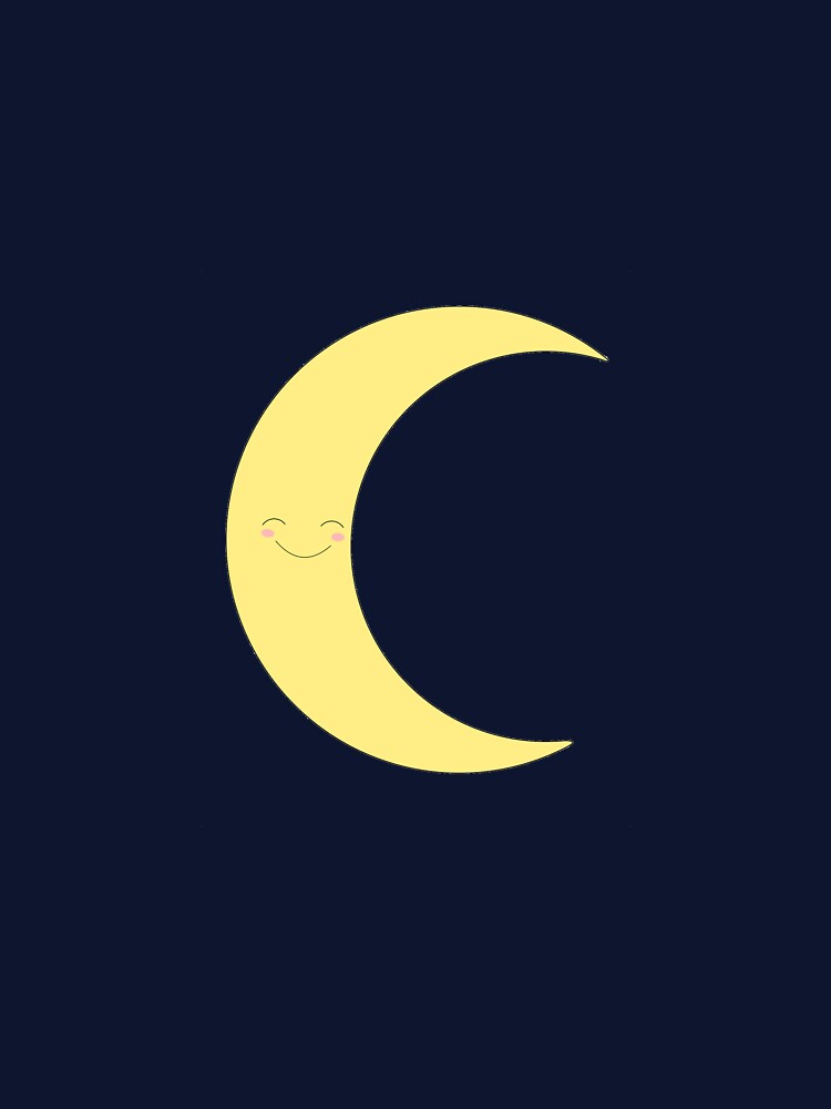 Smiling Moon by peachesandfizz