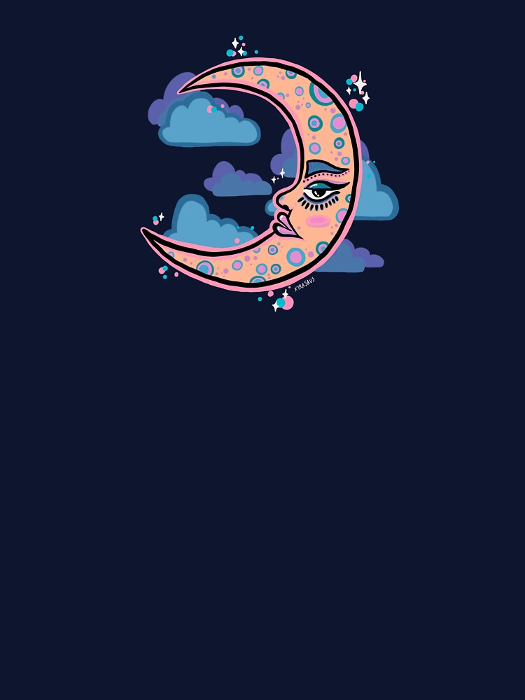 Lady Moon with Night Sky by xtrasaussy