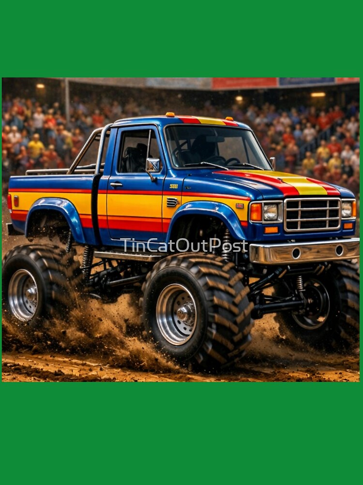 Old School Monster Truck by TinCatOutPost