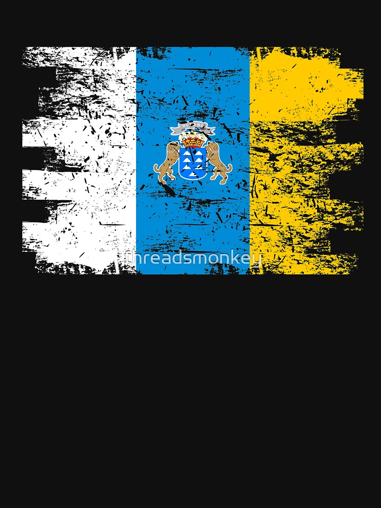 Canary Islands Shirt Gift Country Flag Patriotic Travel Africa Light by threadsmonkey