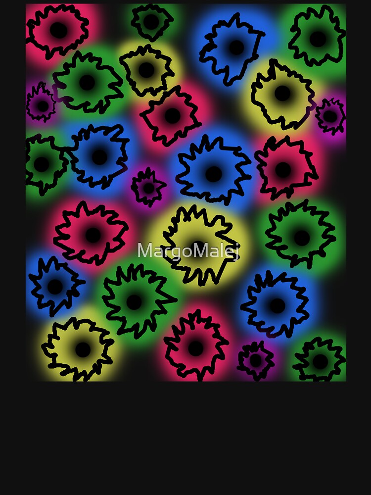 Botanical pattern in colors by MargoMalej