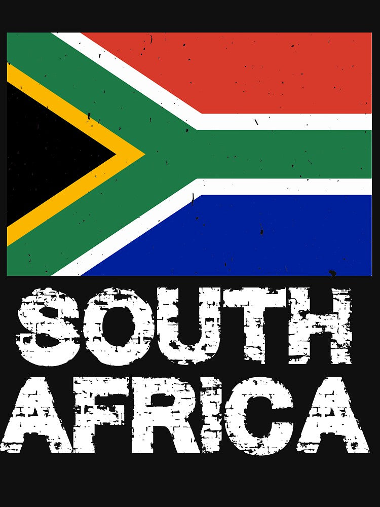 South Africa National Pride South African Flag Design by AllStarMerch