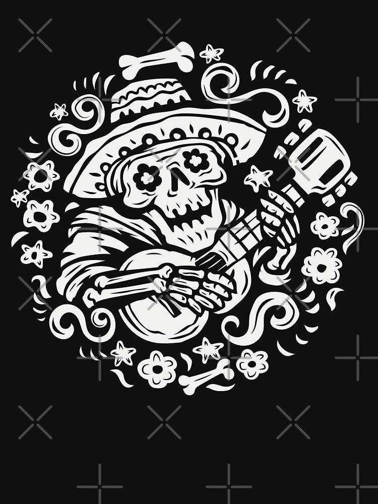 skull with floral by ACHRAF877