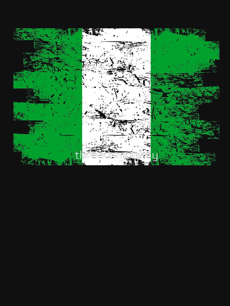 Nigeria Shirt Gift Country Flag Patriotic Travel Africa Light by threadsmonkey