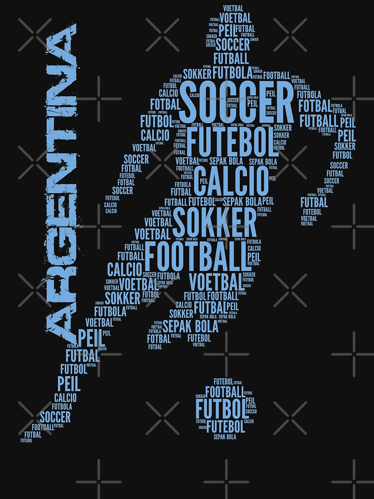 Argentina Football Typography by goodspy